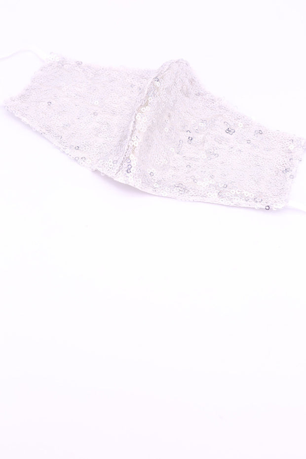 SEQUIN SHIMMER FACE MASK X FREE PEOPLE - sustainably made MOMO NEW YORK sustainable clothing, offerfm slow fashion