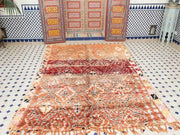 vintage moroccan rug from Beni mguild, berber handmade area rug - sustainably made MOMO NEW YORK sustainable clothing, rug slow fashion