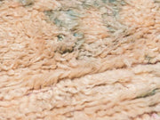 Vintage moroccan rug from Beni mguild, berber handmade area rug - sustainably made MOMO NEW YORK sustainable clothing, rug slow fashion