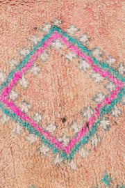 vintage moroccan rug from Beni mguild, berber handmade area rug - sustainably made MOMO NEW YORK sustainable clothing, rug slow fashion