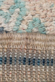 Vintage moroccan rug from Beni mguild, berber handmade area rug - sustainably made MOMO NEW YORK sustainable clothing, rug slow fashion