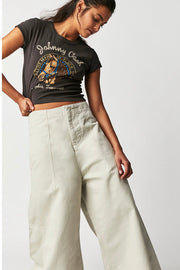 WIDE LEG PANTS SANDY - sustainably made MOMO NEW YORK sustainable clothing, pants slow fashion